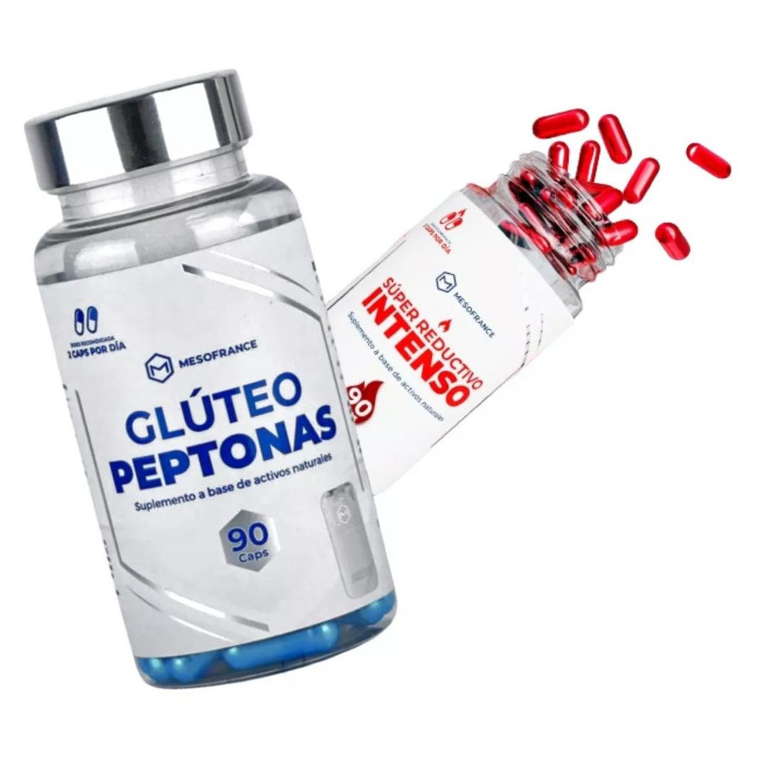 Glúteo Peptonas + Reductivo Intenso Mesofrance Kit Cápsulas