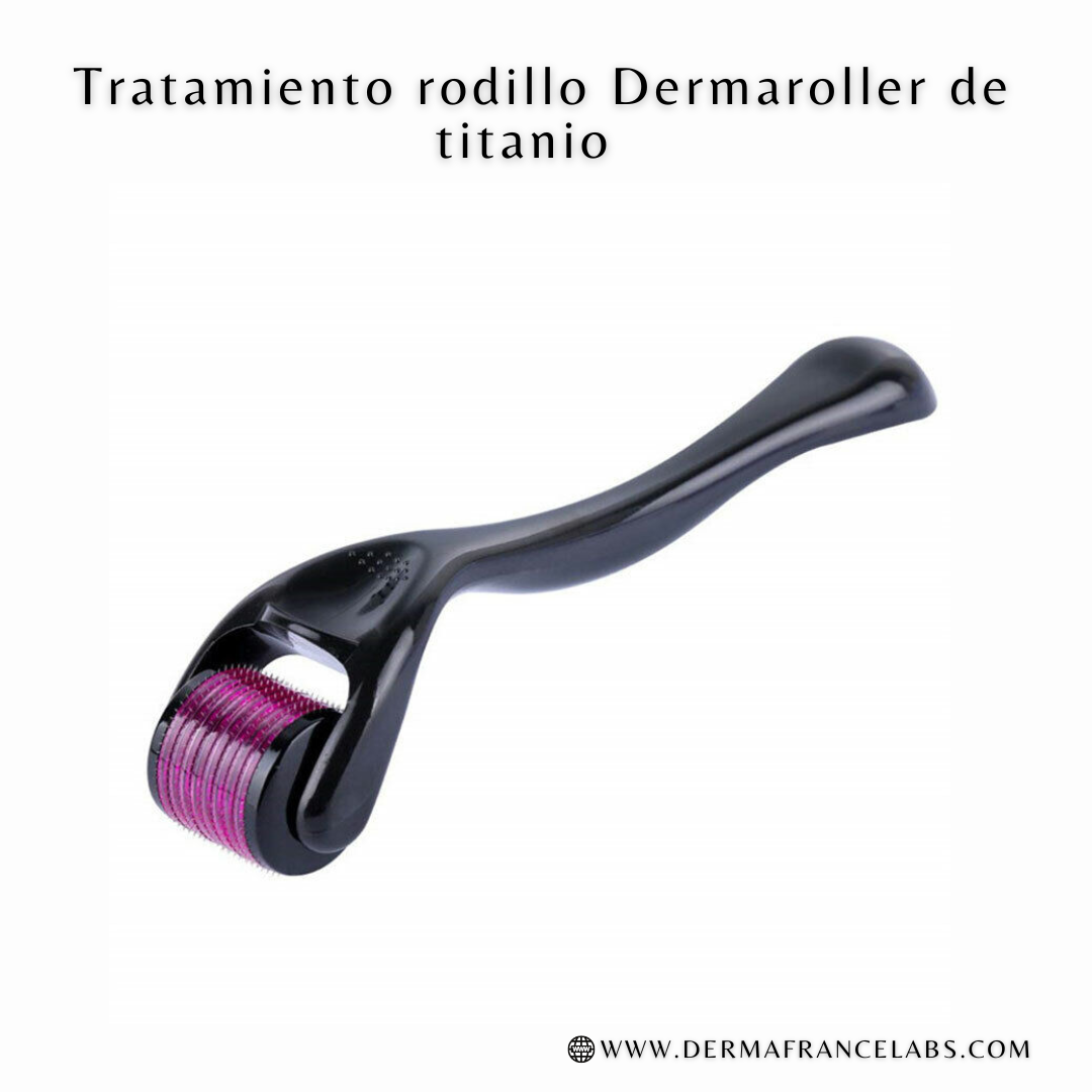 Rodillo Dermaroller de titanio