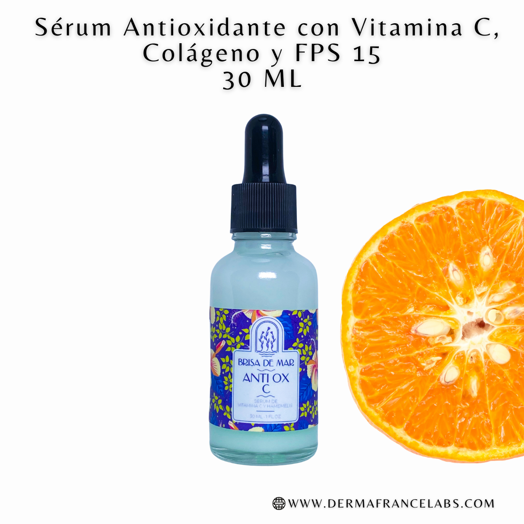 Anti Ox C - Sérum Antioxidante con Vitamina C, Colágeno y FPS 15