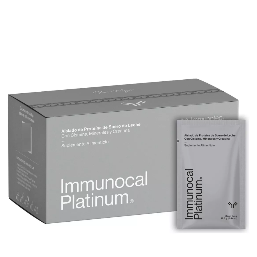 Immunocal Platinum Aislado de Proteína de Suero de Leche Desintoxicante Anti-Inflamatorio 30 Dosis