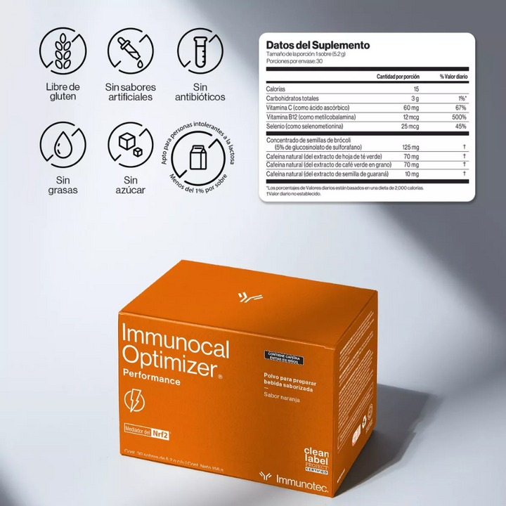 Immunocal Optimizer Performance - Potenciador De Energía
