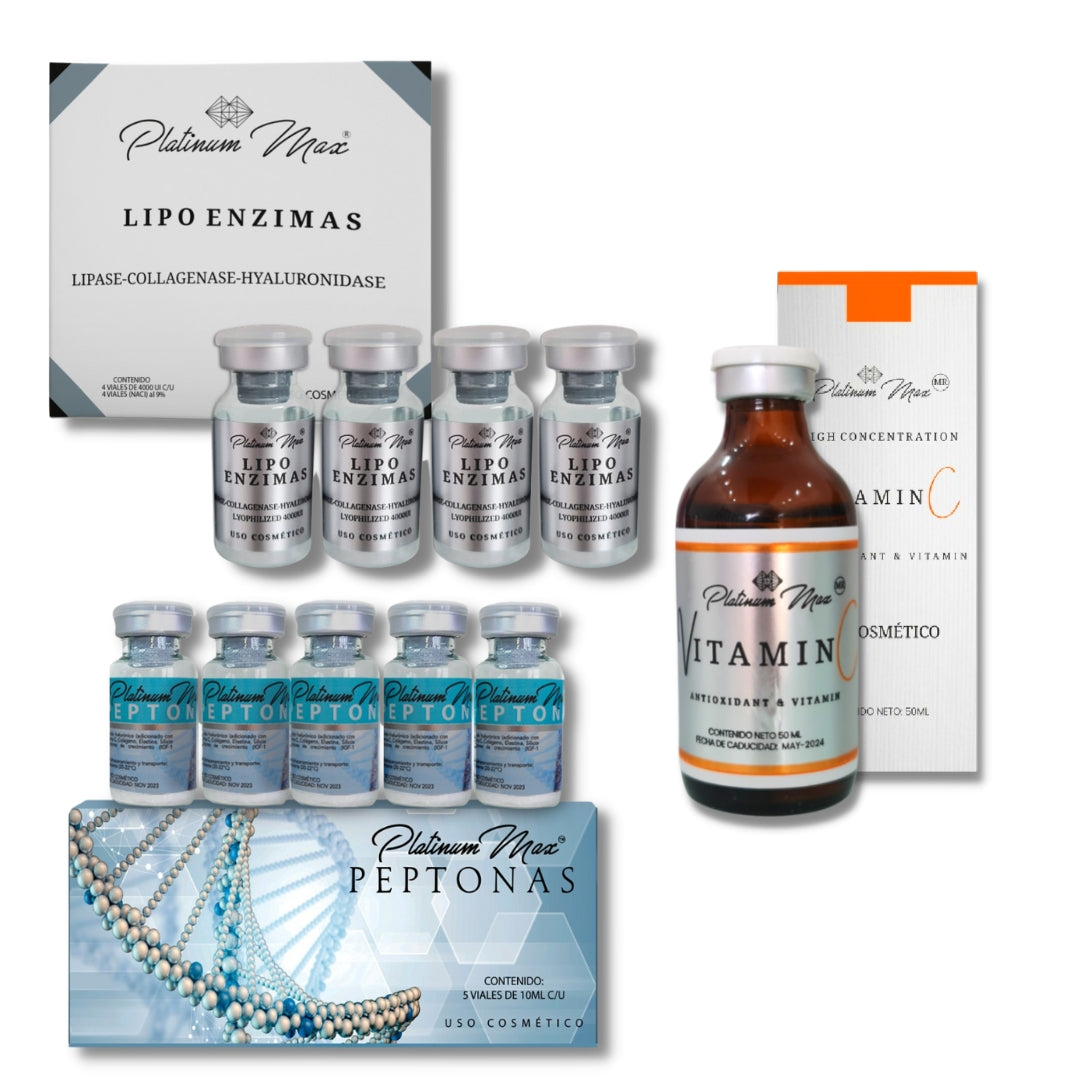 Peptonas Liofilizadas + Lipo Enzimas Liofilizadas + Vitamina C