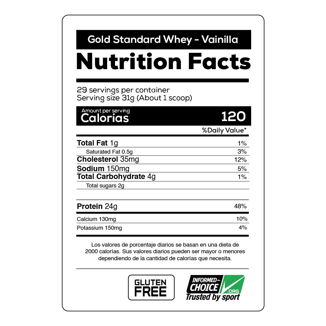 Gold Standard 100% Whey  2 LB